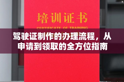 乌什驾驶证制作的办理流程，从申请到领取的全方位指南
