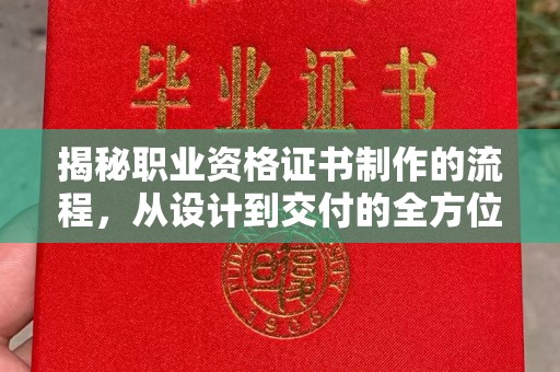 乌什揭秘职业资格证书制作的流程，从设计到交付的全方位解析